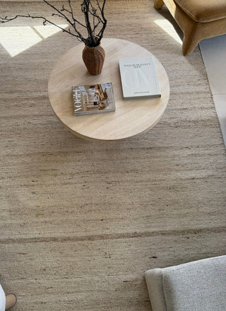 Alba Beige Modern Wool  Rug