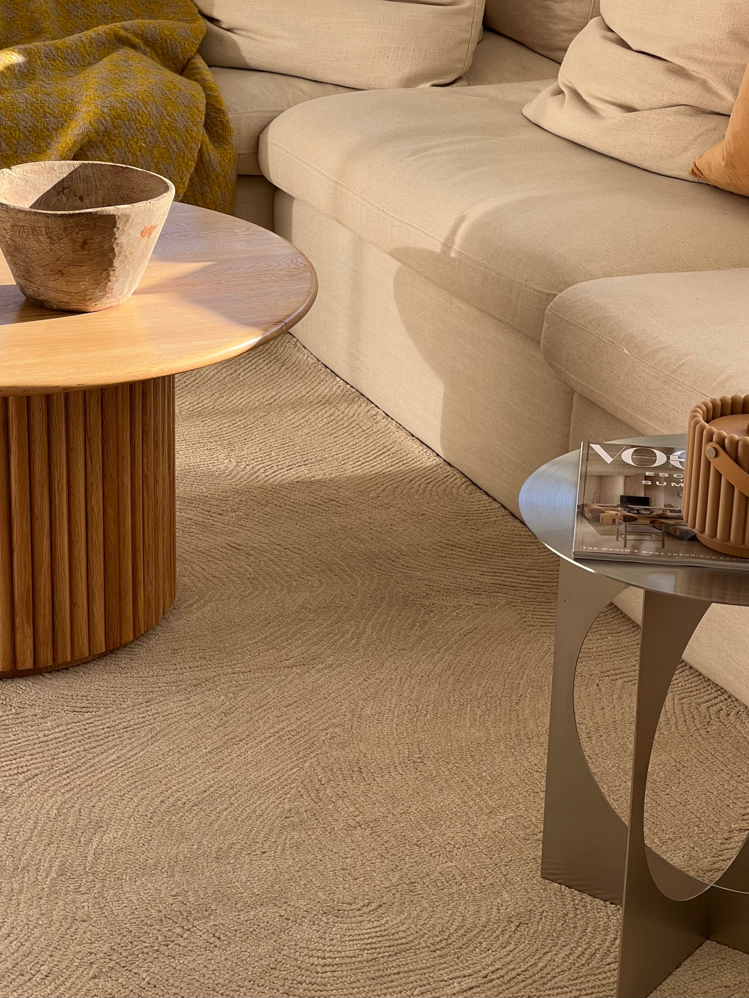 Loren Almon 01 Ivory Wool Rug