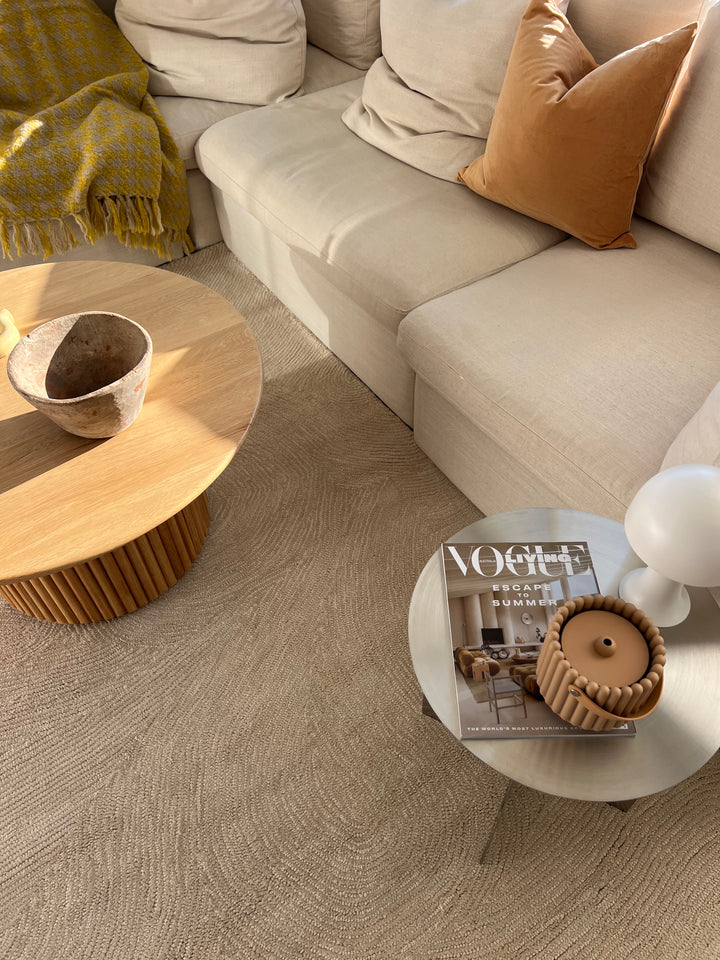 Loren Almon 01 Ivory Wool Rug