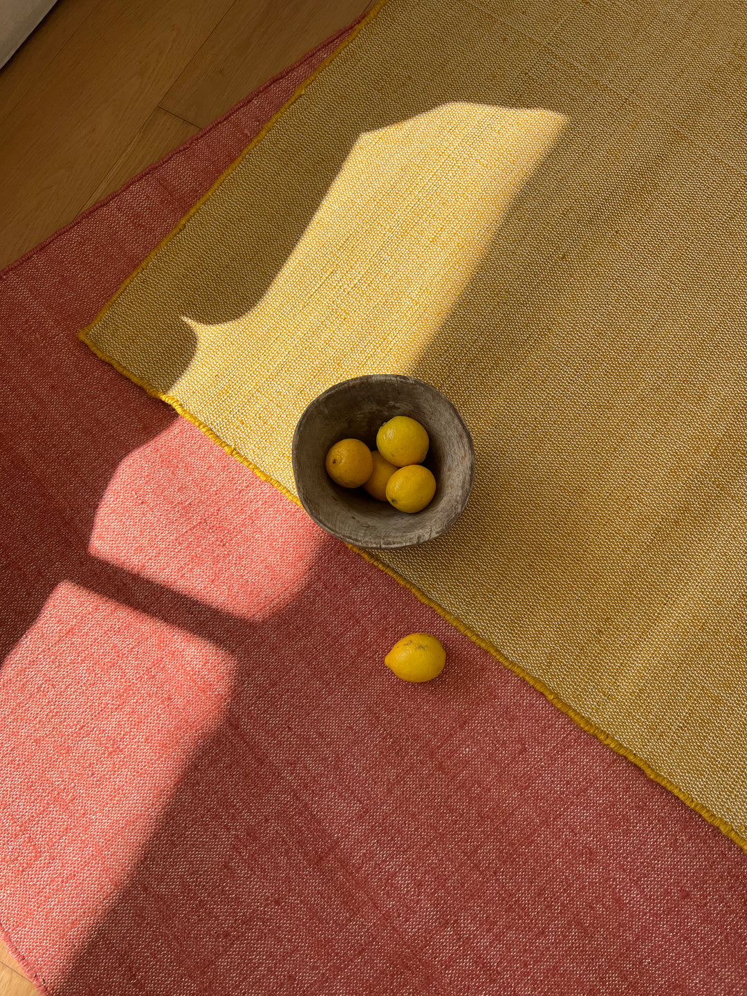 Bronte Jute & Cotton Lemon Rug