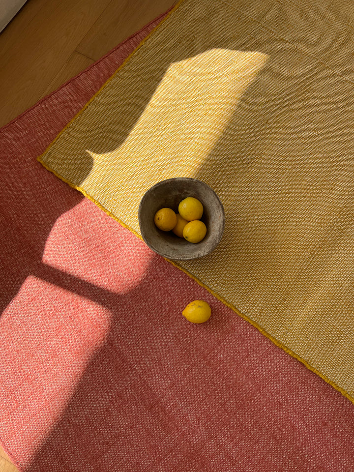 Bronte Jute & Cotton Lemon Rug