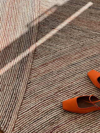 Diva Rust Wool Rug