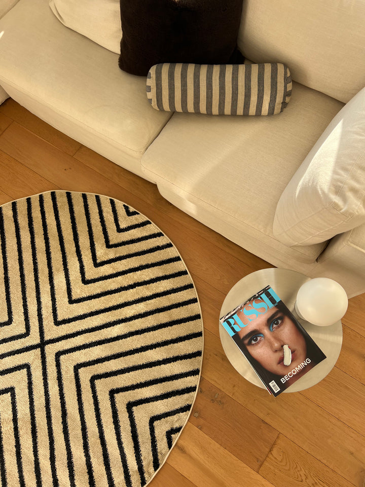 Freya Diamond Charcoal Rug