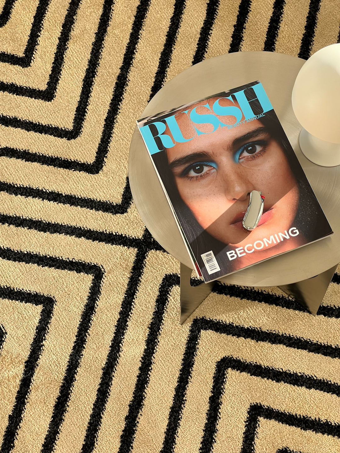 Freya Diamond Charcoal Rug