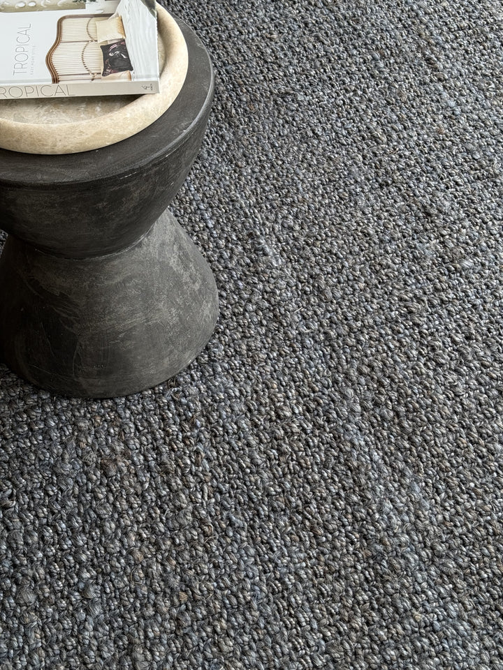 Bobble Jute Rug Slate