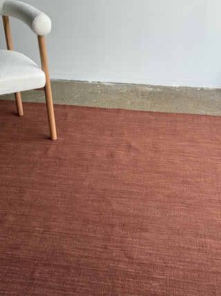 Neo Nutmeg Flatweave Wool Rug
