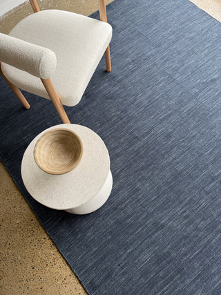 Neo Ink Flatweave Wool Rug