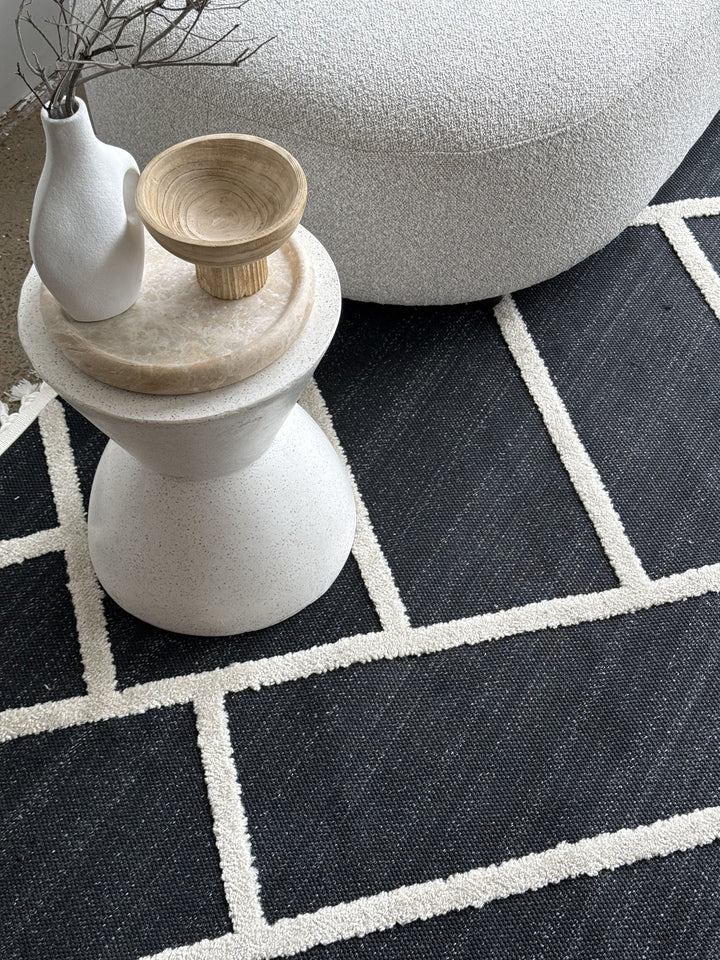 Anchor Herring Coal Rug