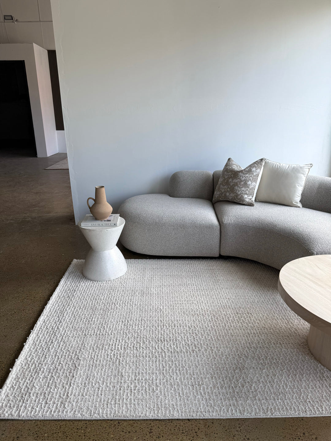 Mimi Web Cream Beige Rug