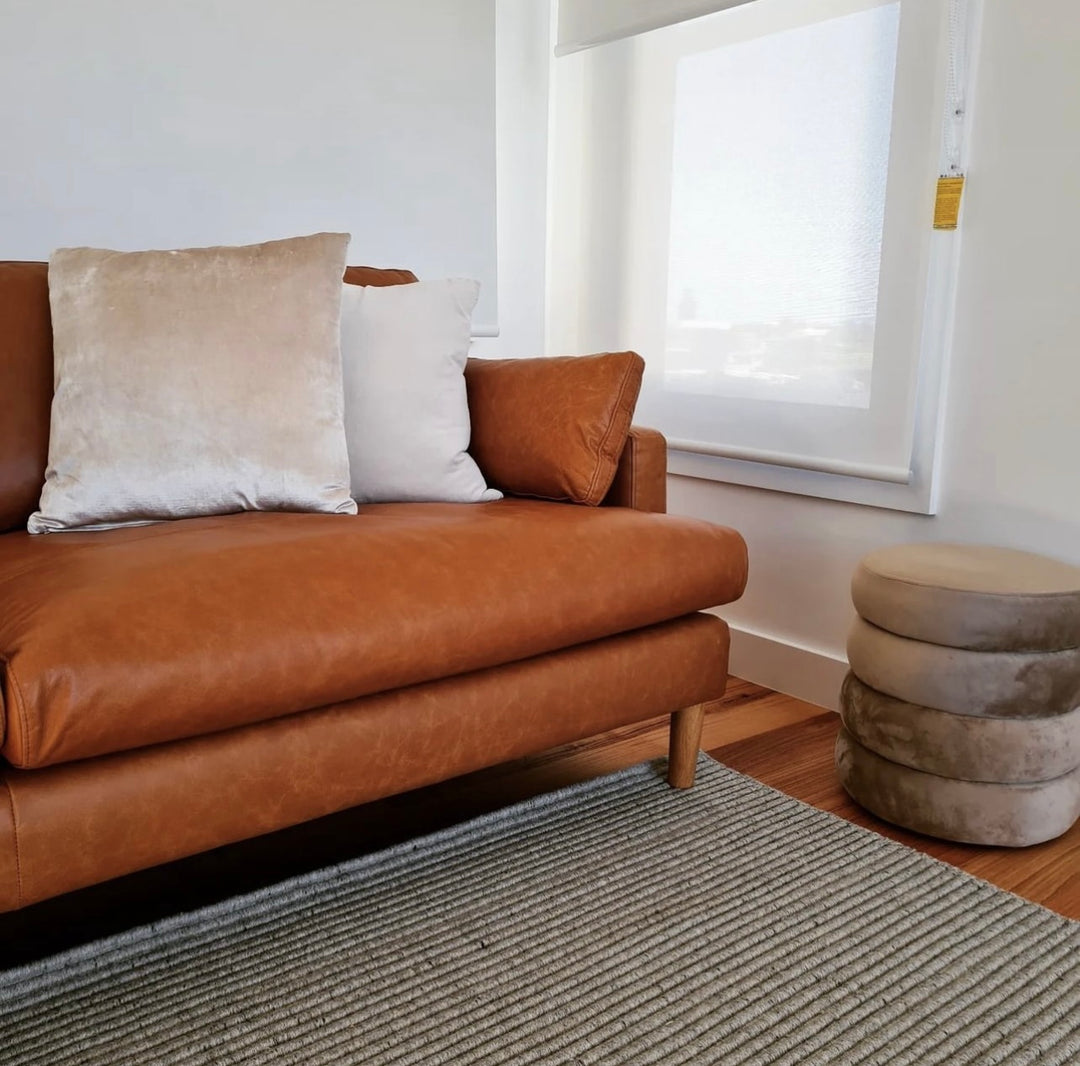 Petrus Cord Hand Loomed Wool Grey Rug