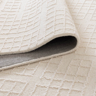 Dawes Ivory Knitted Wool Rug