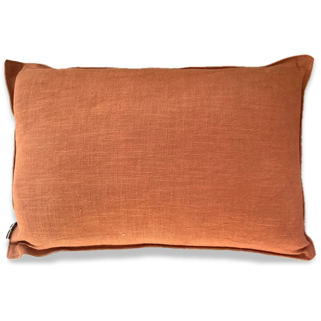 Kravat Leather Cushion Tan