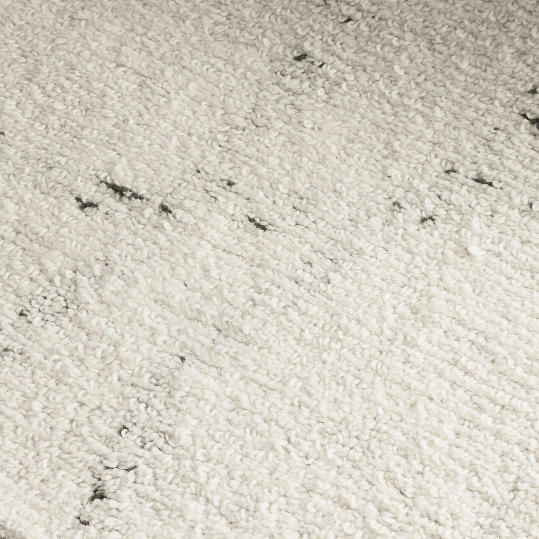 Kiah Ivory Grey Wool Rug DREAMHOME