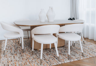 Harvet Rust Multi Loop Wool Rug
