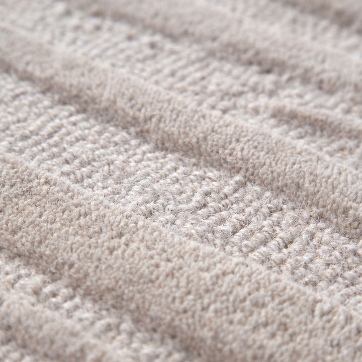 Sandstorm Beige Wool Rug