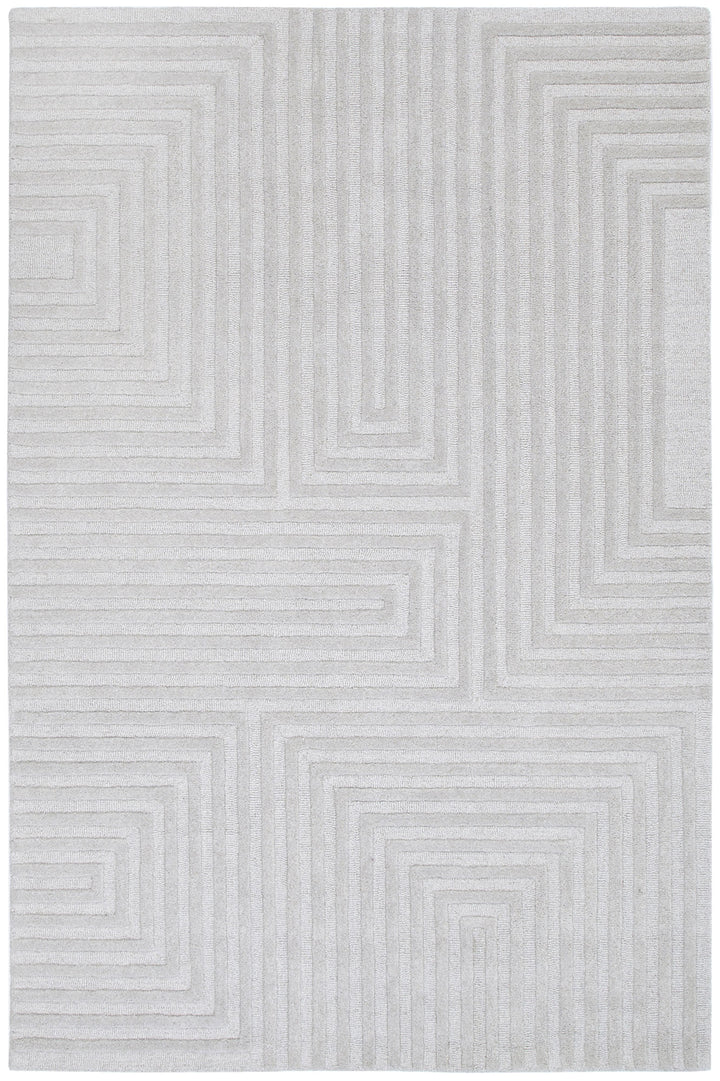 Felix Light Grey Wool Rug