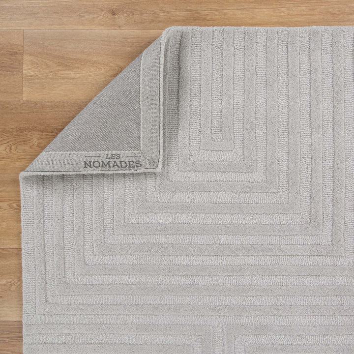 Felix Light Grey Wool Rug