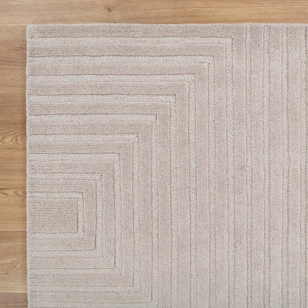 Felix Beige Wool Rug