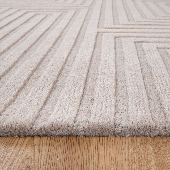 Felix Beige Wool Rug