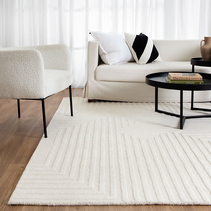 Felix Cream Wool Rug