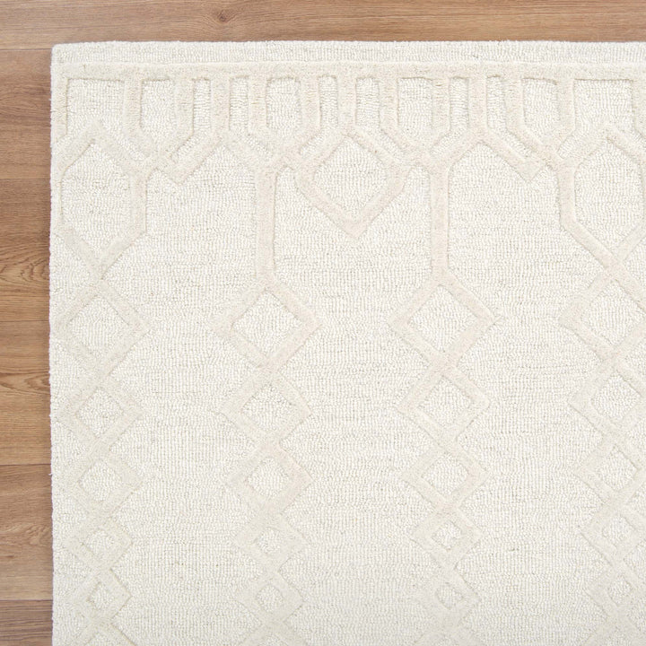 Senso Cream Wool Rug