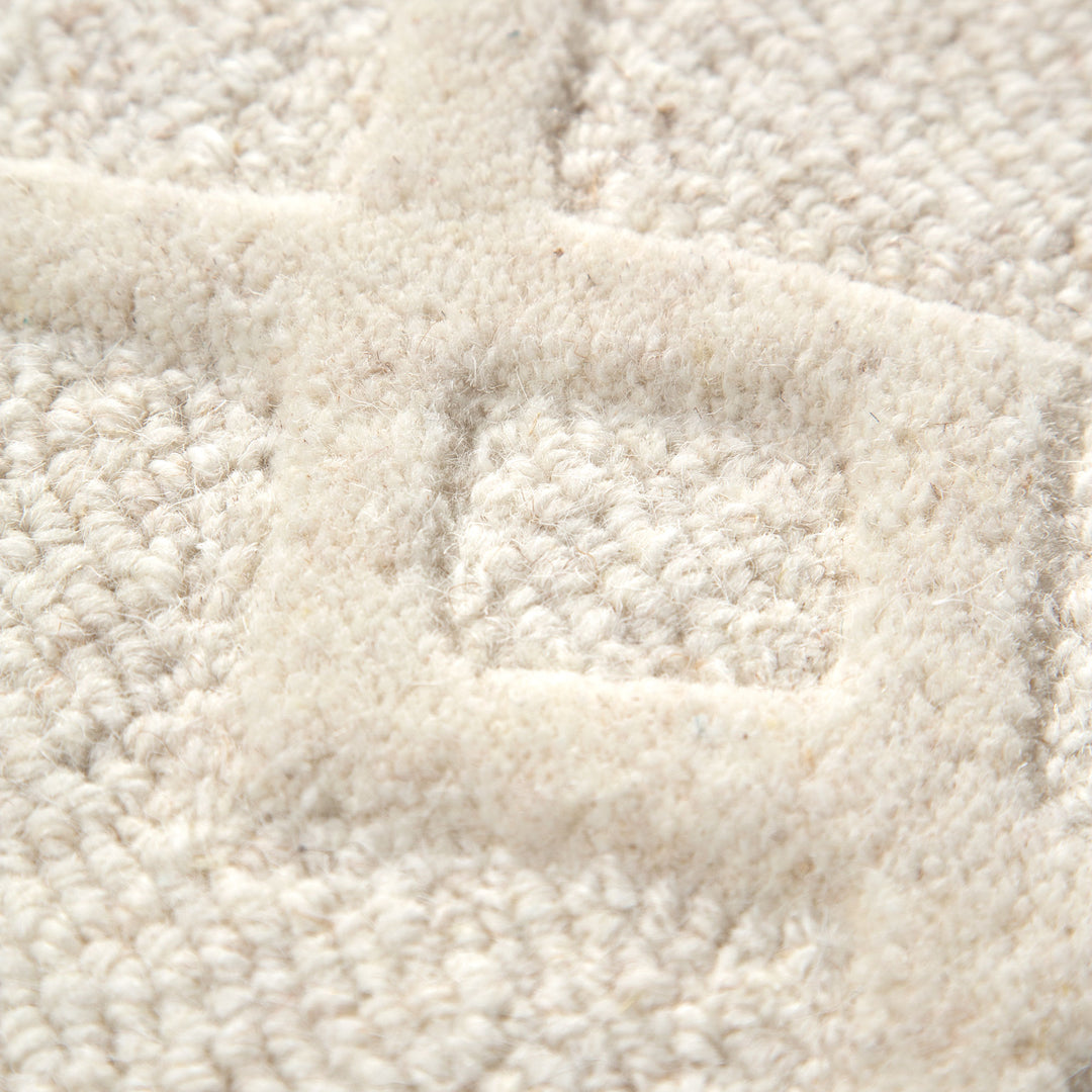 Senso Cream Wool Rug