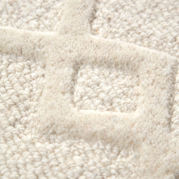 Senso Cream Wool Rug