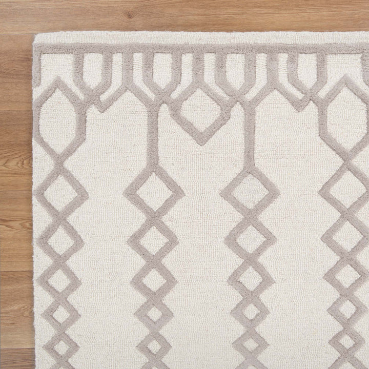 Senso Beige Wool Rug
