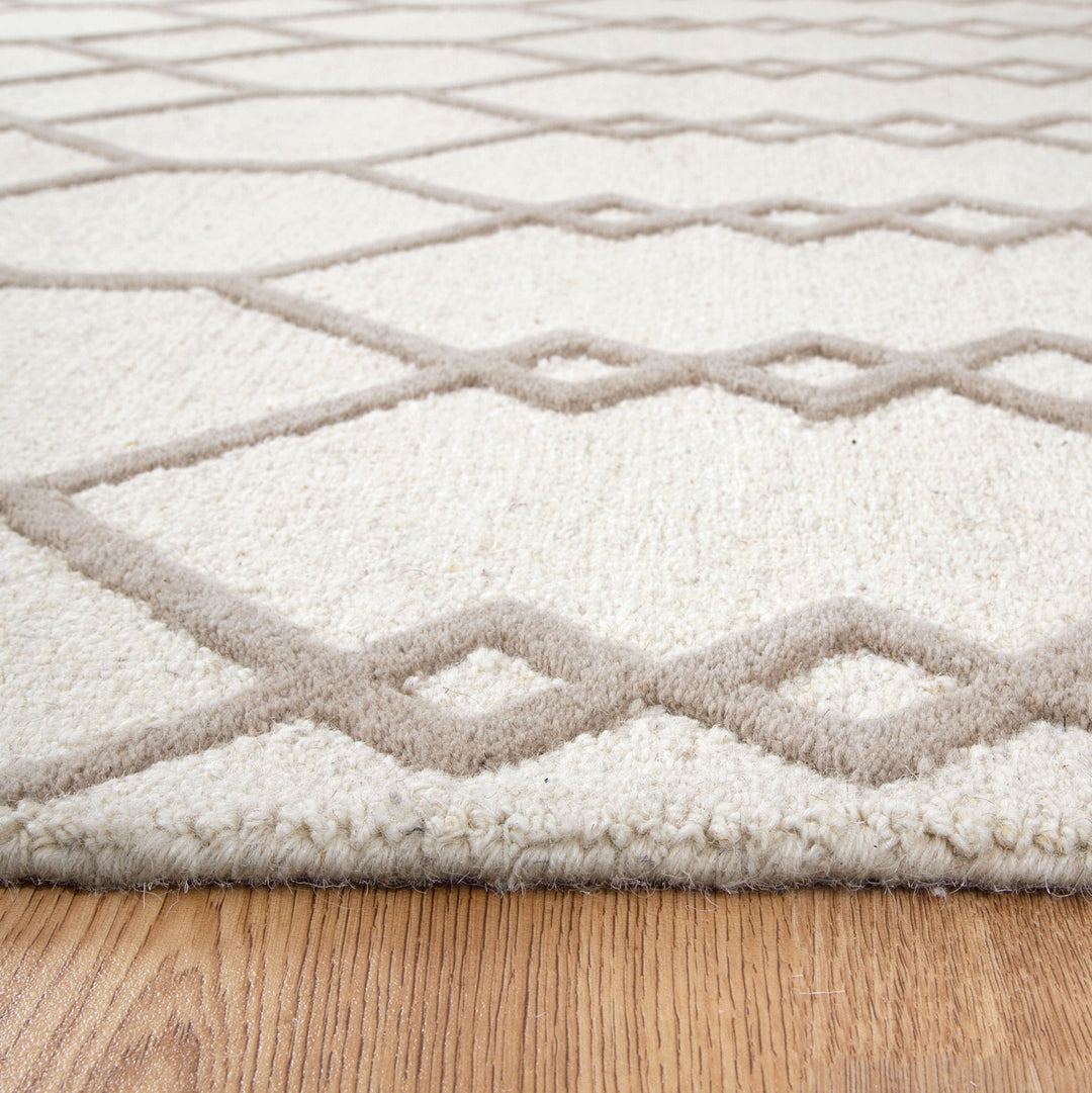 Senso Beige Wool Rug