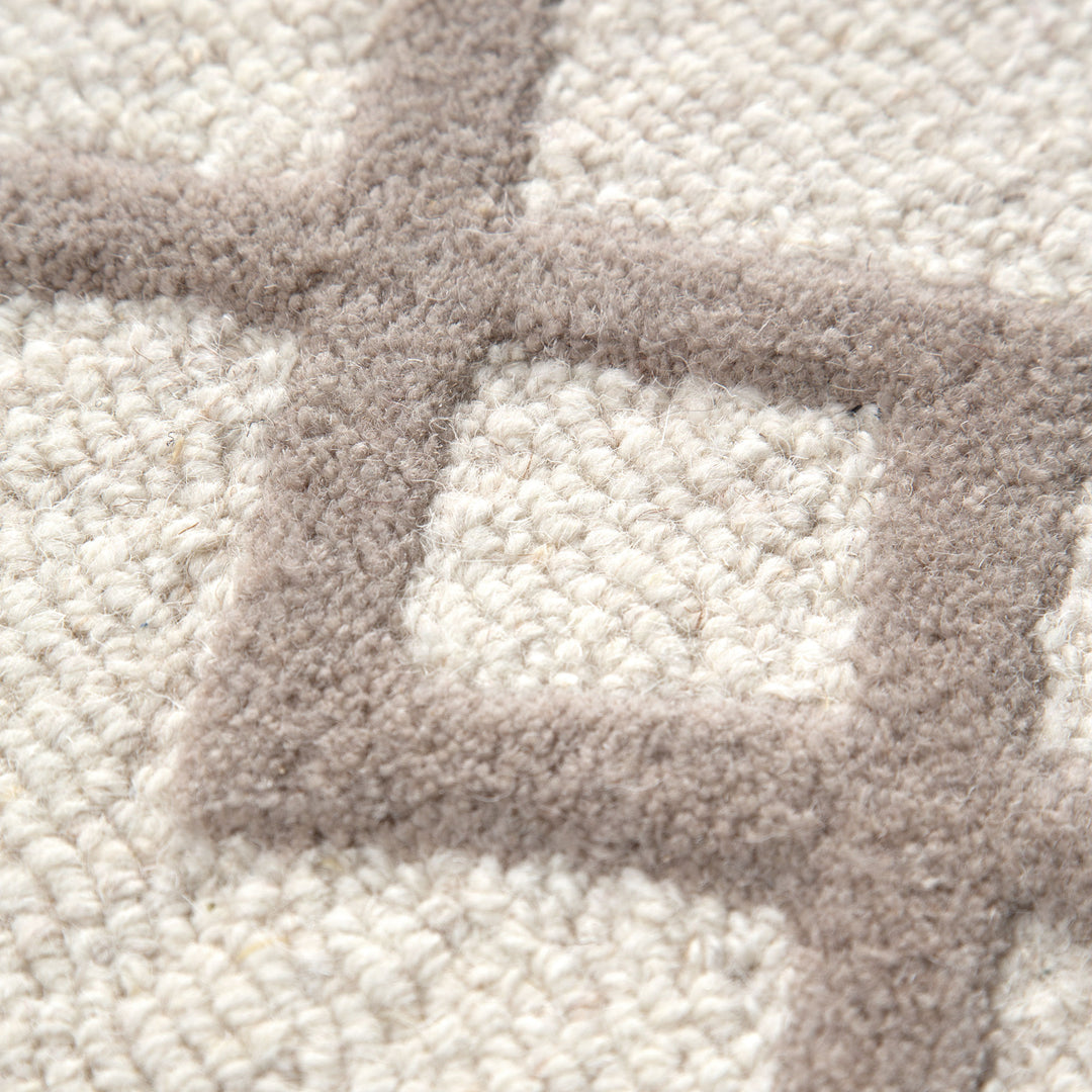 Senso Beige Wool Rug