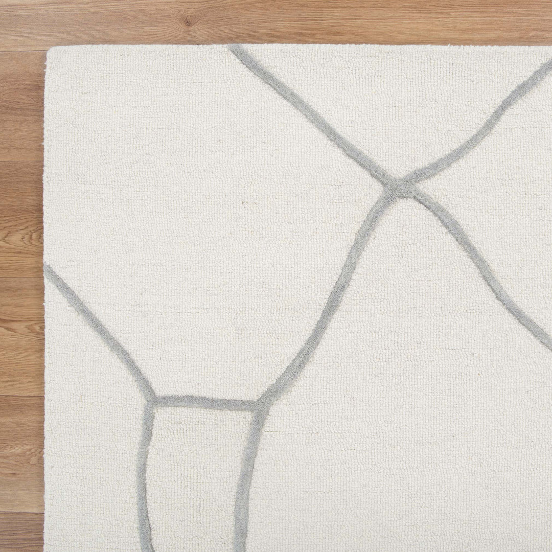 Souk Cream / Grey Wool Rug