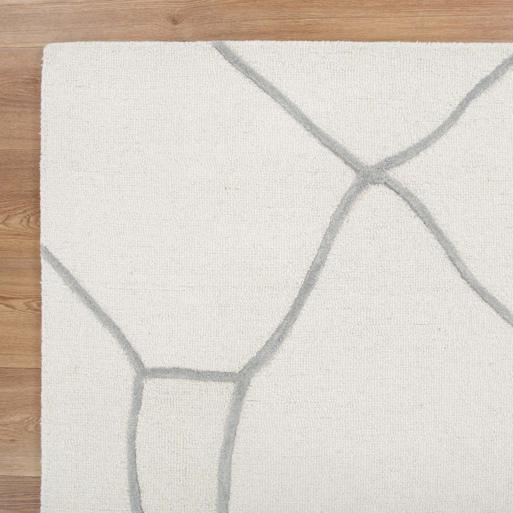 Souk Cream / Grey Wool Rug