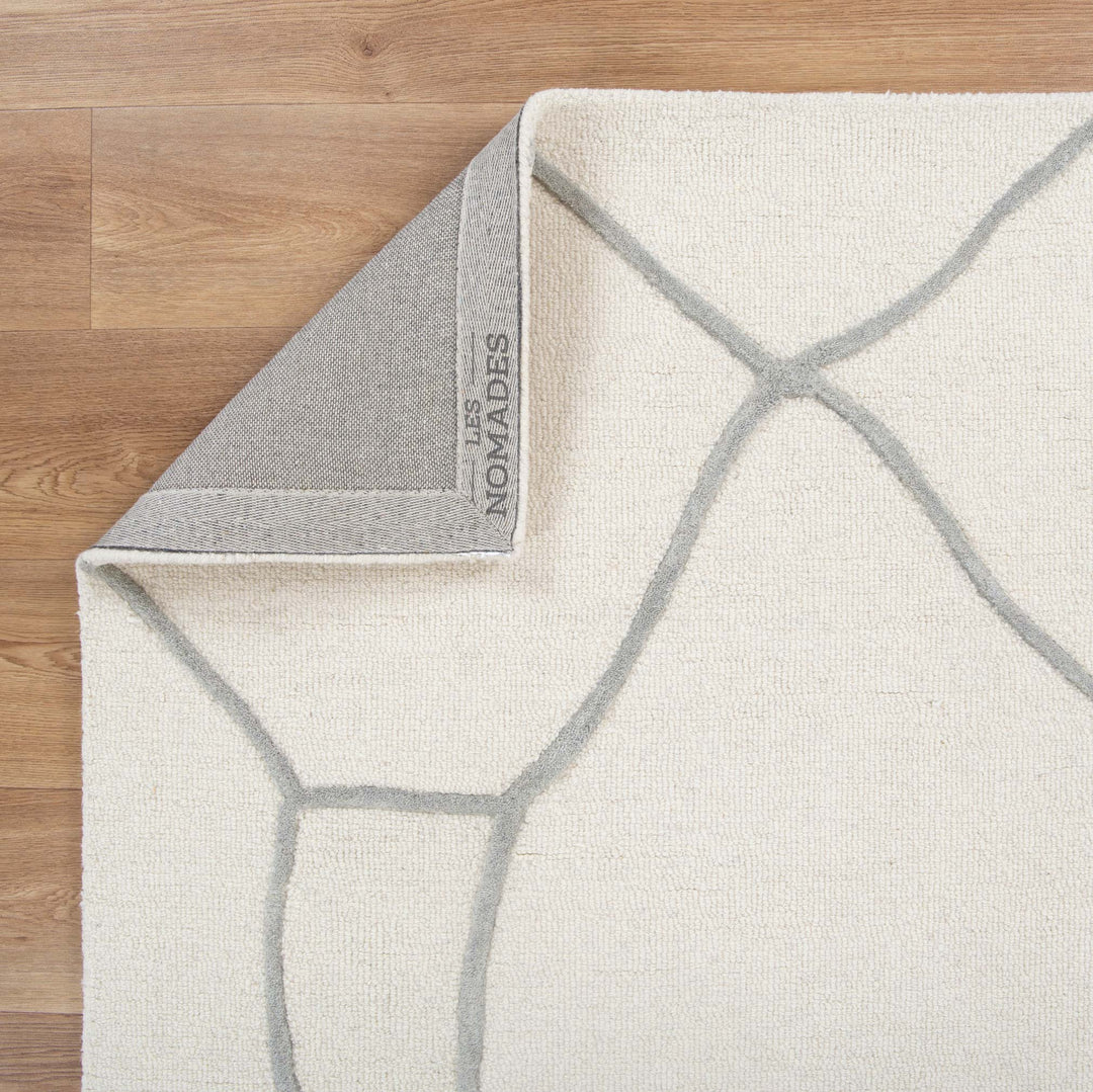 Souk Cream / Grey Wool Rug