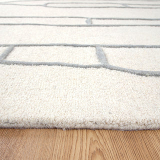 Souk Cream / Grey Wool Rug