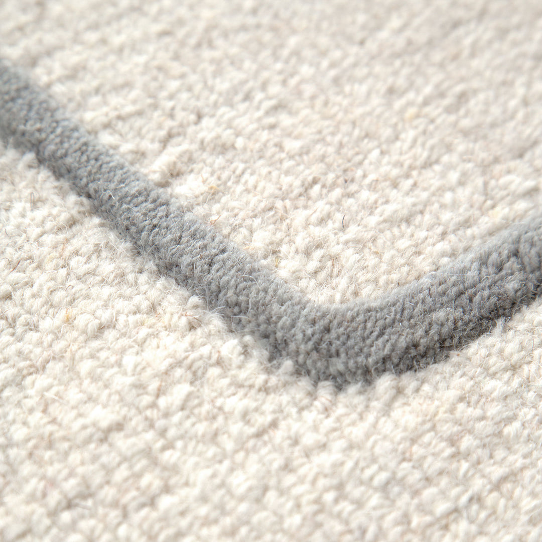 Souk Cream / Grey Wool Rug