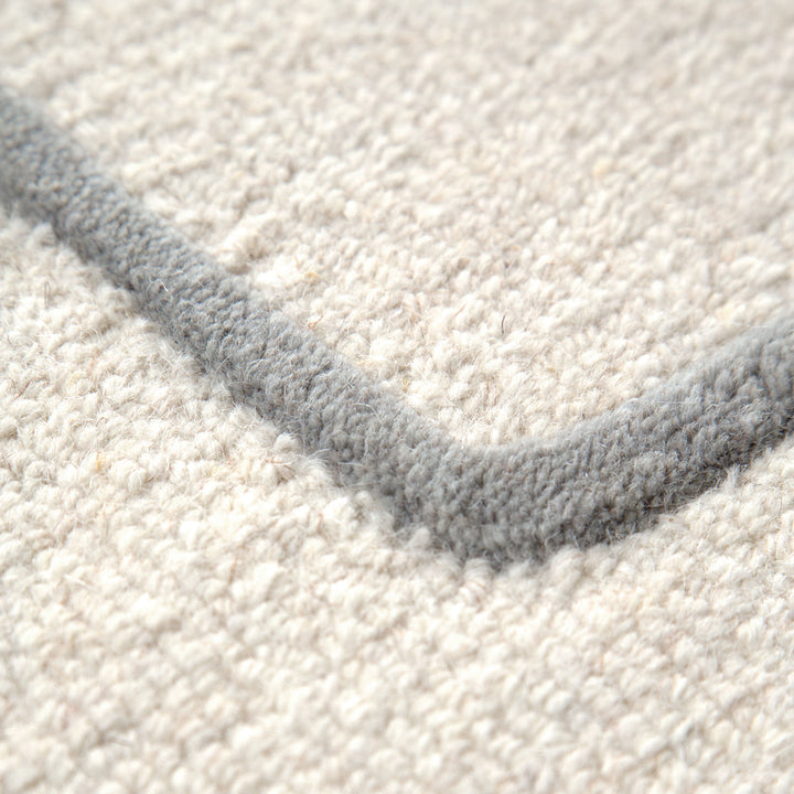 Souk Cream / Grey Wool Rug