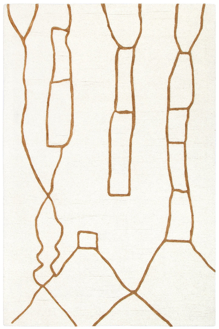 Souk Tan / Cream Wool Rug