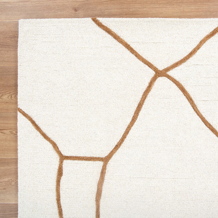 Souk Tan / Cream Wool Rug