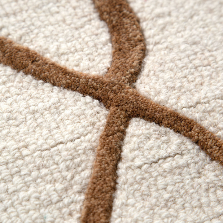 Souk Tan / Cream Wool Rug