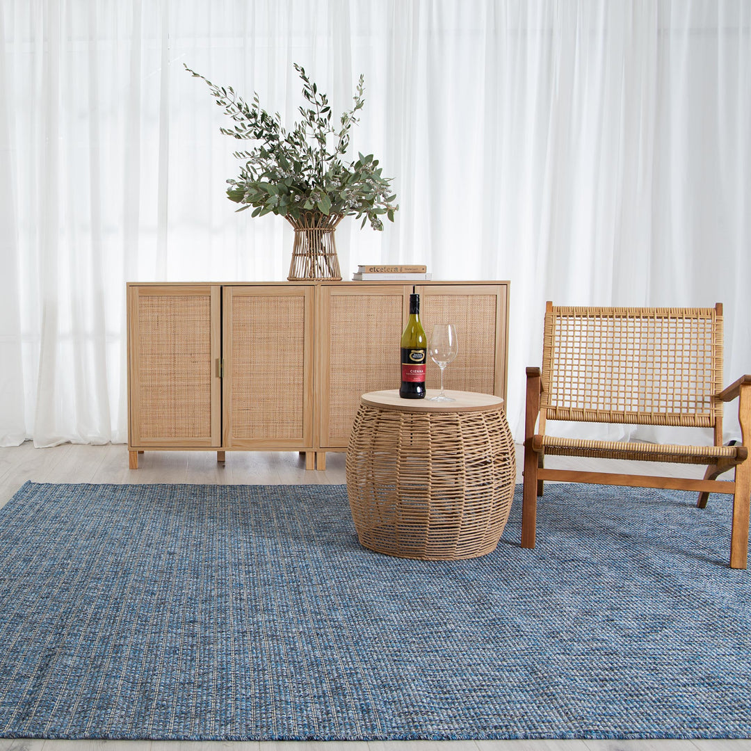 Emerson Texture Navy Indoor / Outdoor Rug