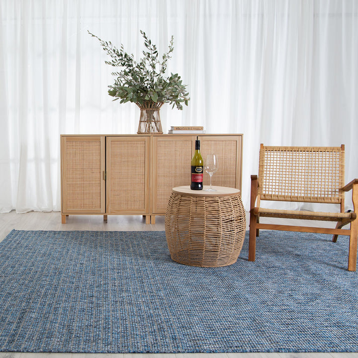 Emerson Texture Navy Indoor / Outdoor Rug