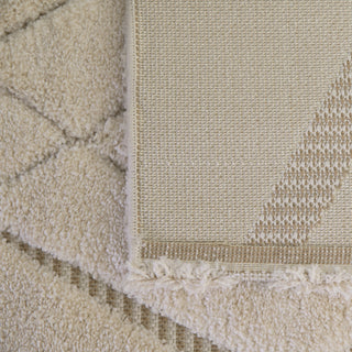 Farah Abstract Cream Beige Rug