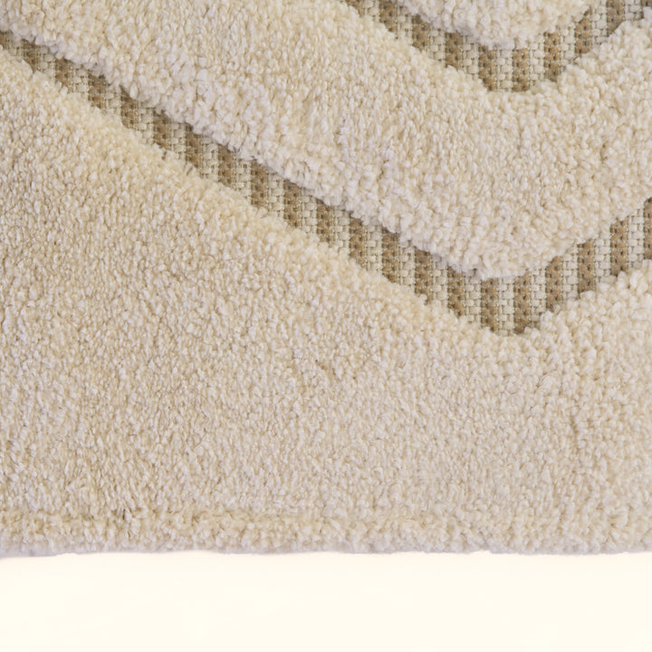 Farah Abstract Cream Beige Rug