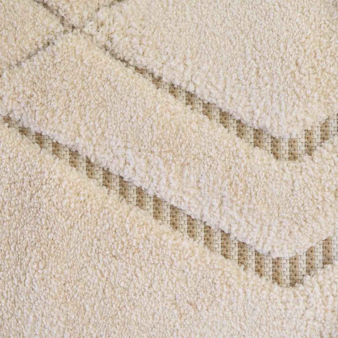 Farah Abstract Cream Beige Rug