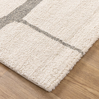 Matilda Abstract Grey Rug