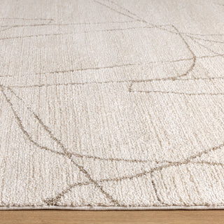 Matilda Curves Cream Rug