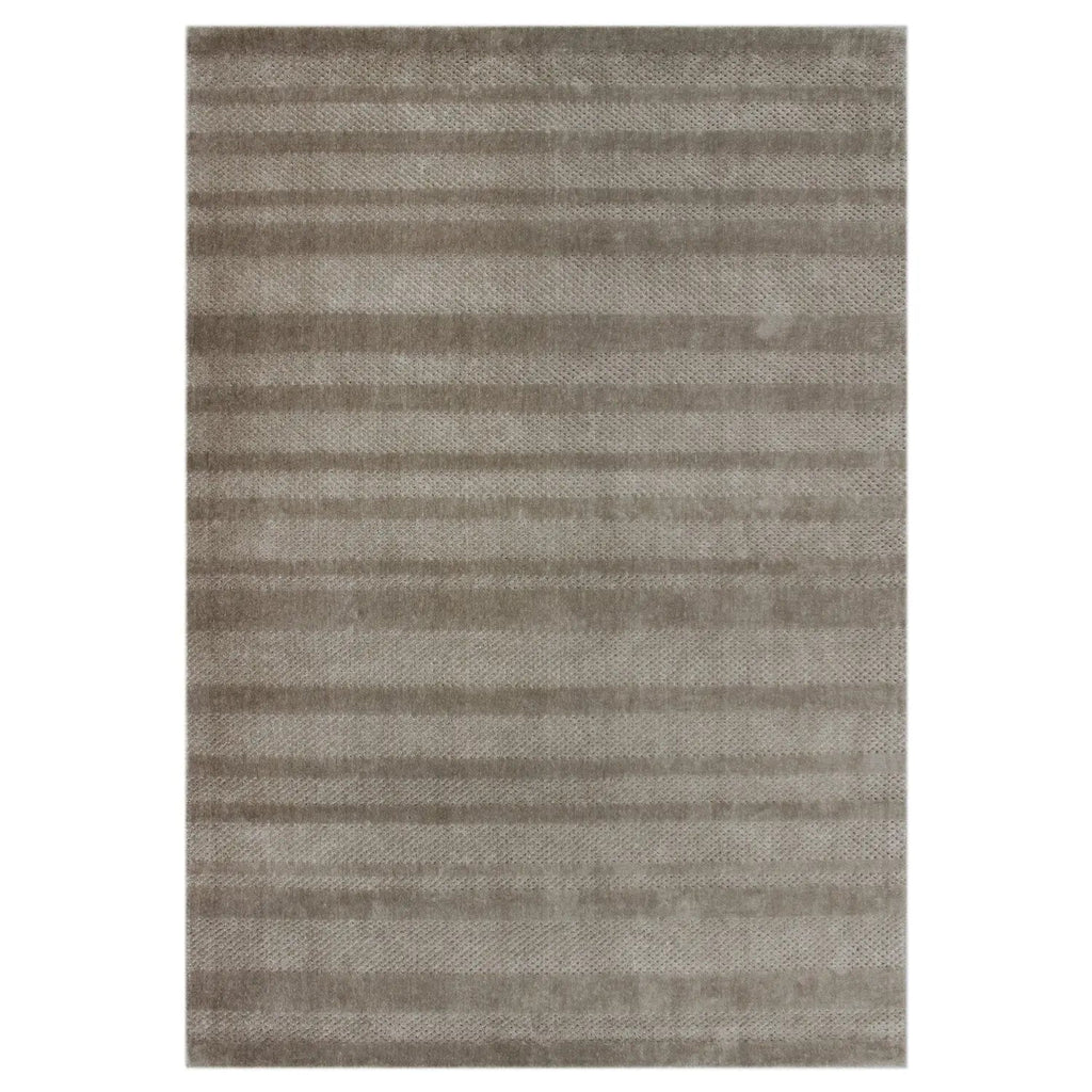 Lacey Plain Beige Wool Rug DecoRug