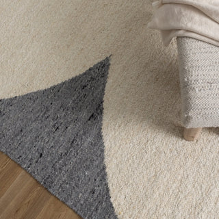 Lush Blue Ivory Floor Rug