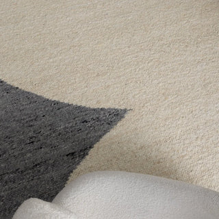 Lush Blue Ivory Floor Rug