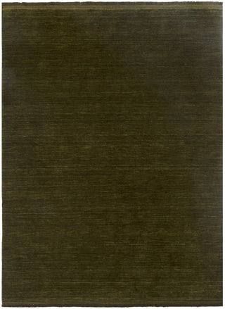 Arden Hand-Knotted Wool Rug Green
